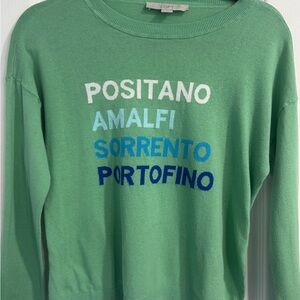 Spring Sale: LOFT Green Italy Graphic Sweater